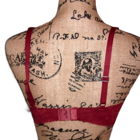 Youmita Russet Brown Lace Demi 40C Bra NWT - Picture 5 of 7